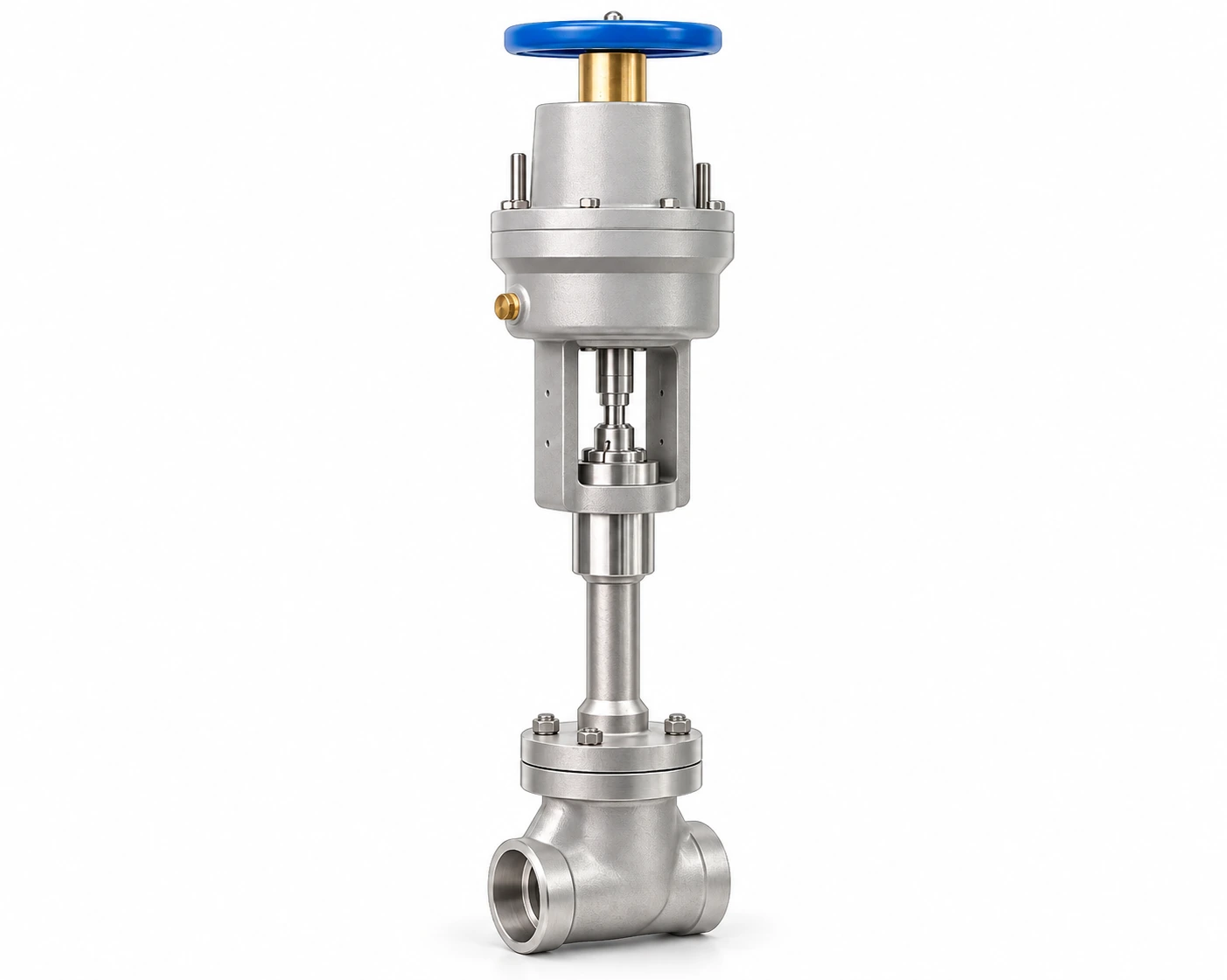 Cryogenic emergency shut-off valve · PN16/40 · SW — reference-based product illustration, Socket weld (SW)