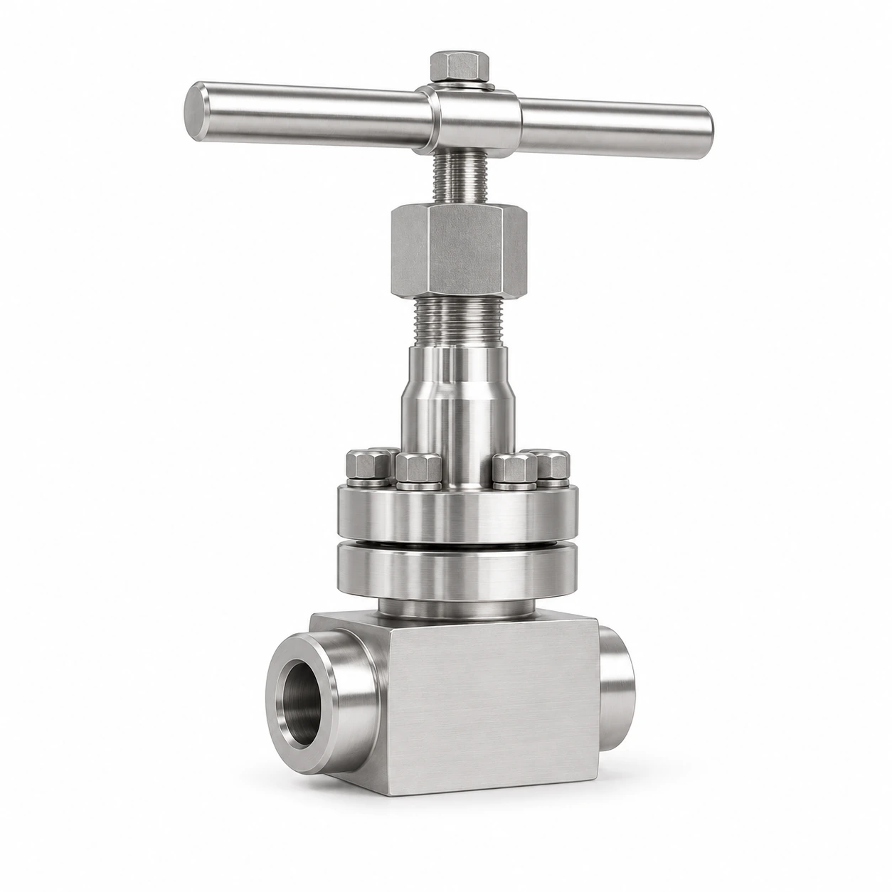 Cryogenic globe valve · PN320 · SW — reference-based product illustration, Socket weld (SW)